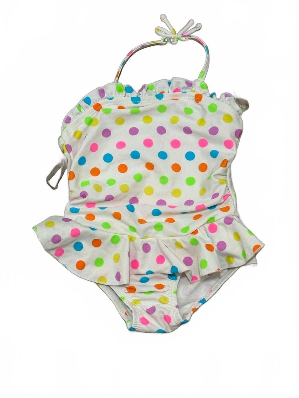 Place & Co 1989 Baby Polka Dot One-Piece Swimsuit 12 Months